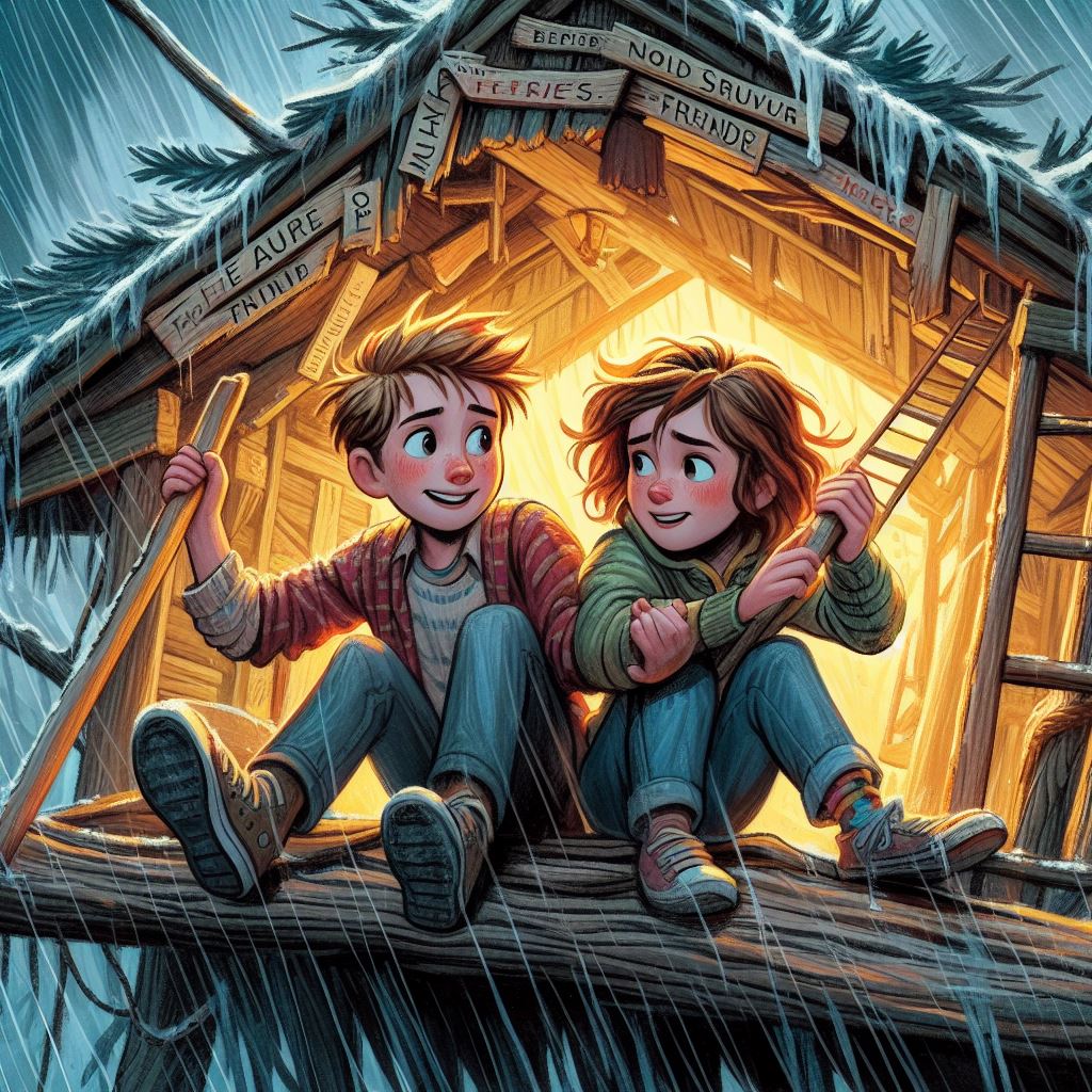 Sam and Lily rely on their friendship to face various obstacles, from building the treehouse to surviving a powerful storm